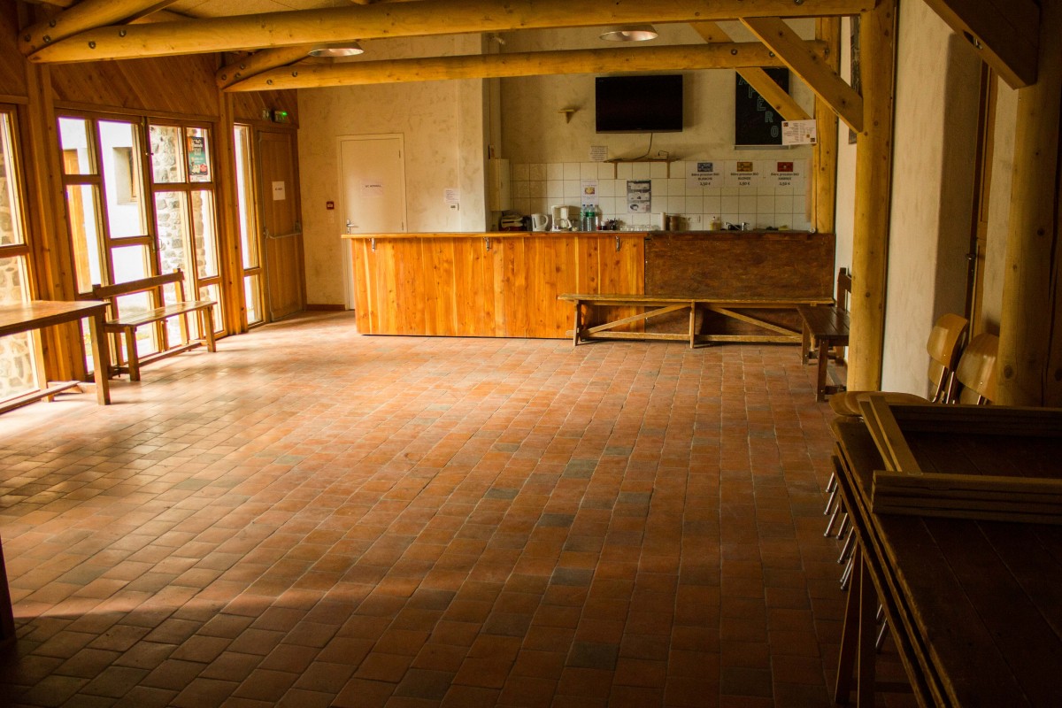 L'appentis ou "atelier de découverte", achevé avec la troisième phase des travaux en 2008.